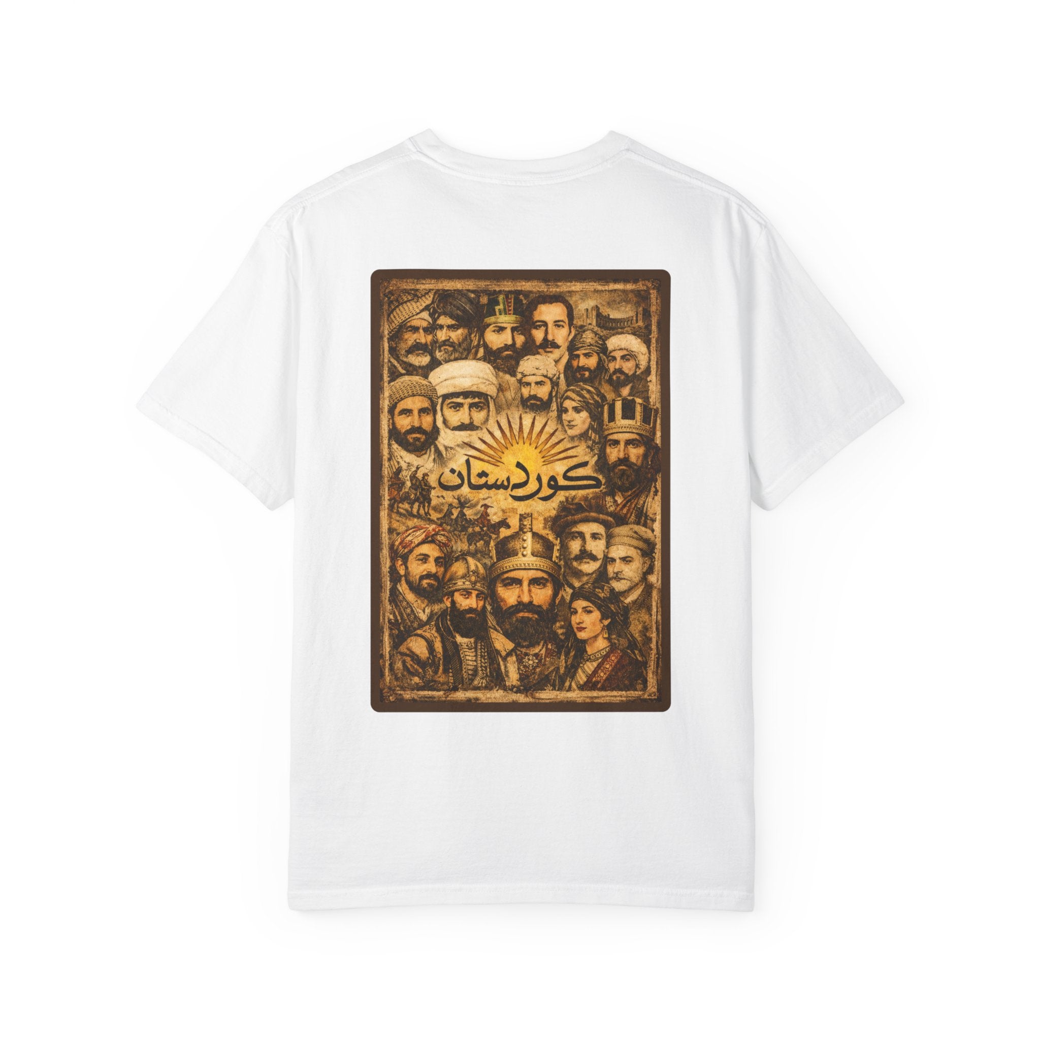 Unisex Vintage Kurdish Heritage Portrait T-Shirt