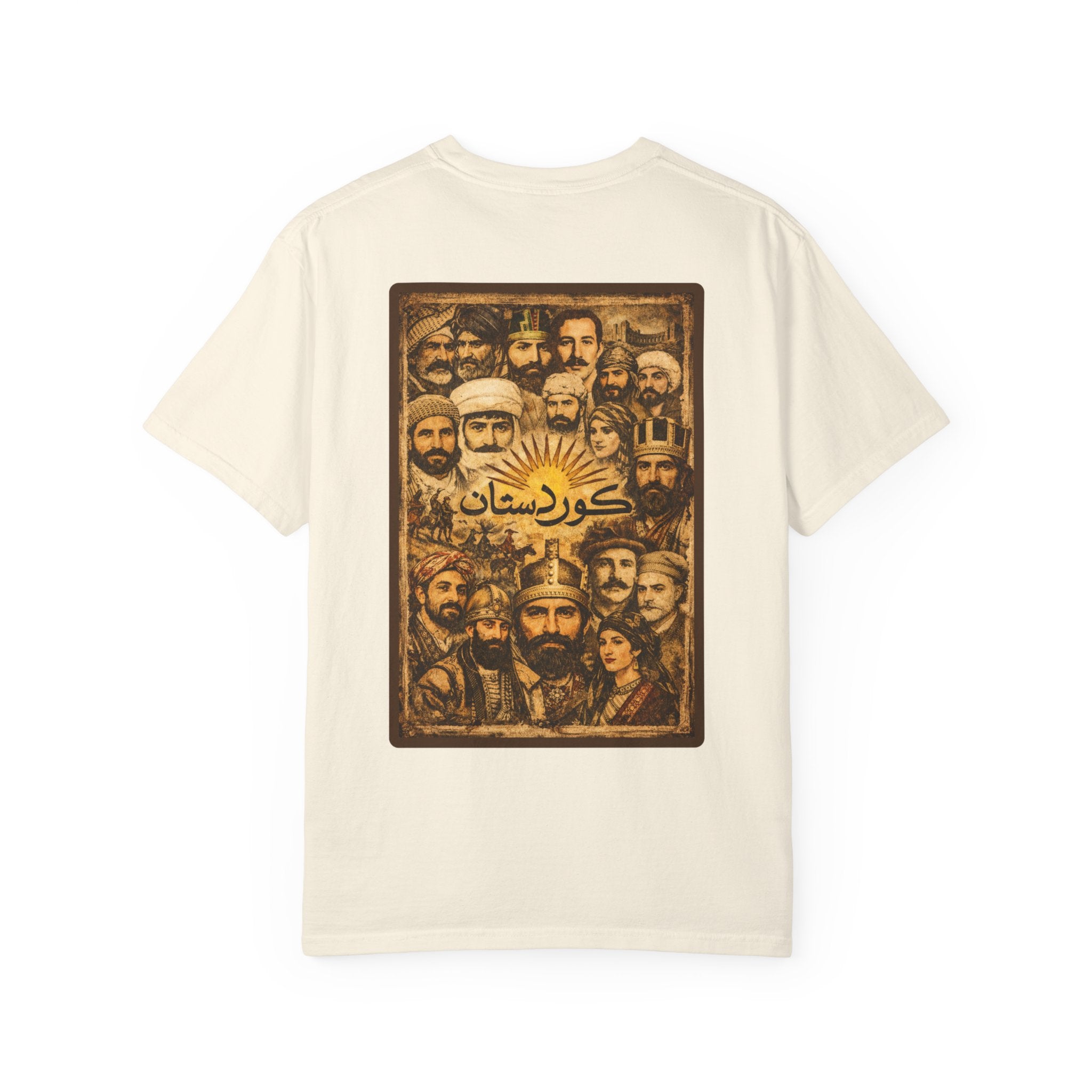 Unisex Vintage Kurdish Heritage Portrait T-Shirt